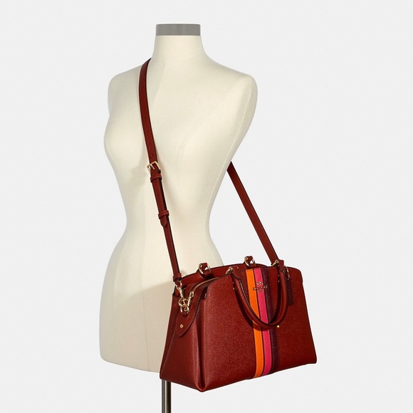 🔥HOST PICK🔥 Coach Lillie carryall with varsity stripe - Picture 3 of 11